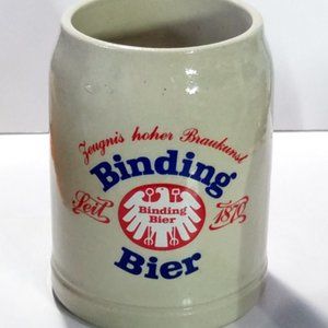 Vintage Binding Bier German Beer Stein Mug 100 Year Anniversary Bier 0.5 Liter